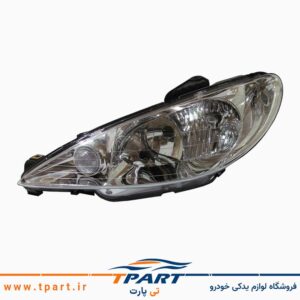 چراغ جلو 206 راننده