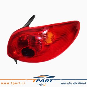 چراغ عقب پژو 206 سمت شاگرد