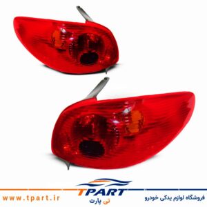 جفت چراغ عقب 206