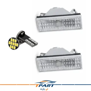 چراغ پلاک پراید 132 به همراه لامپ LED