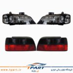 پک کامل ۴ عددی چراغ جلو و عقب پژو پارس (پرشیا) ELX